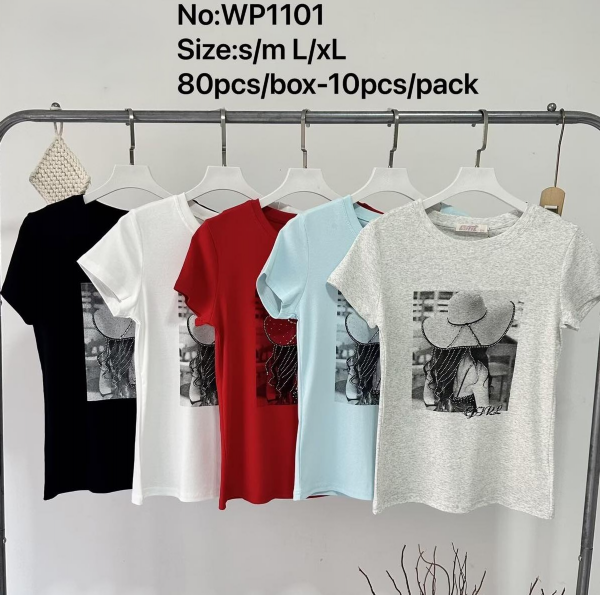 Bluzki damskie Roz S/M-L/XL, Mix Kolor Paczka 10 szt